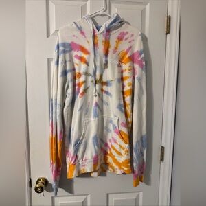 5SOS Hoodie Tie Dye 5 Seconds Of Summer Band Sweatshirt Wildflower Size Large